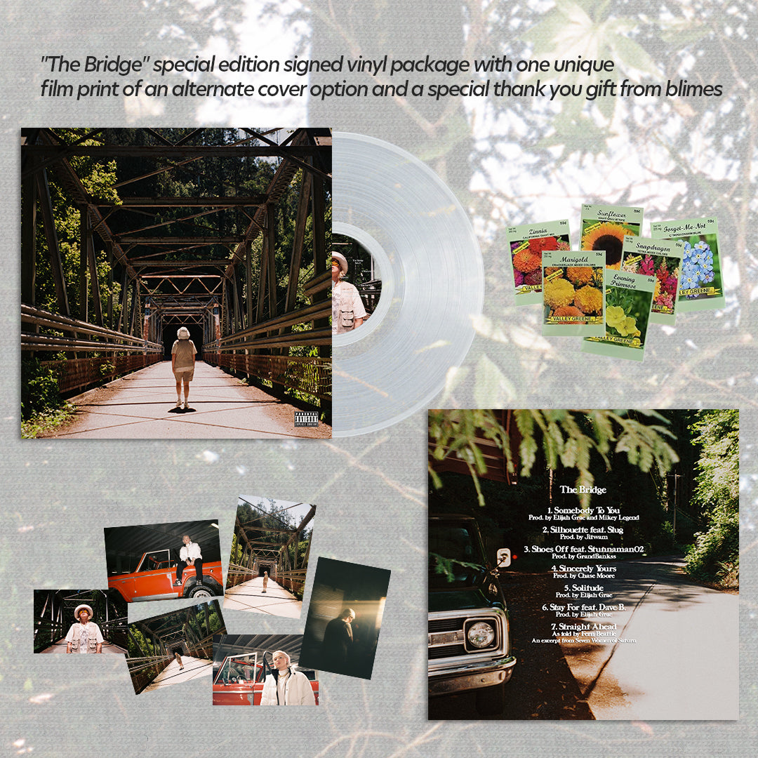 Blimes - The Bridge - 12" Crystal Clear Vinyl - SIGNED THANK YOU PACK!